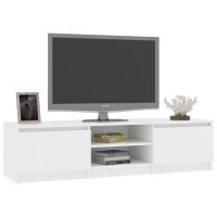 vidaXL Tv-bänk vit 140x40x35,5 cm konstruerat trä - Bild 3