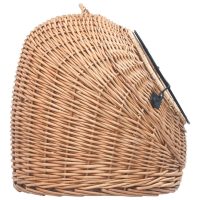 vidaXL Kattbur 45x35x35 cm naturlig pil - Bild 6