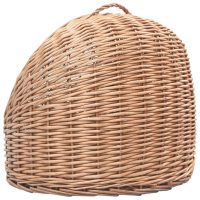 vidaXL Kattbur 45x35x35 cm naturlig pil - Bild 7