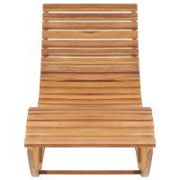 vidaXL Gungande solstol massiv teak - Bild 2