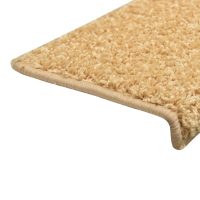 vidaXL Trappstegsmattor 15 st 65x21x4 cm beige - Bild 5