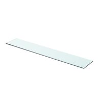 vidaXL Hyllplan 2 st glas genomskinlig 70x12 cm - Bild 2