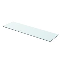 vidaXL Hyllplan 2 st glas genomskinlig 70x20 cm - Bild 2