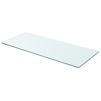 vidaXL Hyllplan 2 st glas genomskinlig 70x30 cm - Bild 2