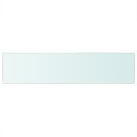 vidaXL Hyllplan 2 st glas genomskinlig 110x25 cm - Bild 3