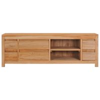 vidaXL TV-bänk 120x30x40 cm massiv teak - Bild 3