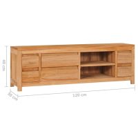 vidaXL TV-bänk 120x30x40 cm massiv teak - Bild 8