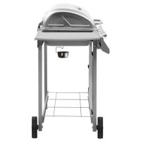 vidaXL Gasolgrill med 4 brännare silver - Bild 4