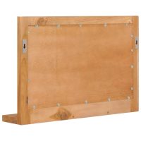 vidaXL Väggspegel med hylla 60x12x40 cm massiv teak - Bild 4