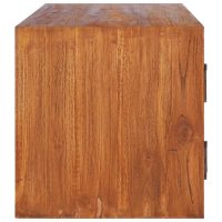 vidaXL Väggmonterad TV-bänk 90x30x30 cm massiv teak - Bild 4