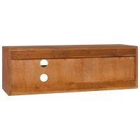 vidaXL Väggmonterad TV-bänk 90x30x30 cm massiv teak - Bild 5