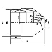 vidaXL Roterande rördubb MT2 20 till 51 mm - Bild 6