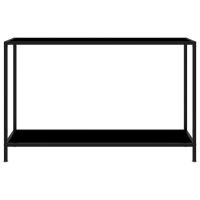 vidaXL Konsolbord svart 120x35x75 cm härdat glas - Bild 2