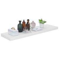 vidaXL Svävande vägghylla vit högglans 90x23,5x3,8 cm MDF - Bild 3