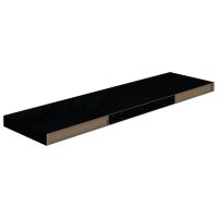 vidaXL Svävande vägghylla svart högglans 90x23,5x3,8 cm MDF - Bild 6