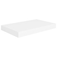 vidaXL Svävande vägghyllor 2 st vit 40x23x3,8 cm MDF - Bild 4