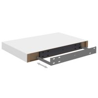 vidaXL Svävande vägghyllor 2 st vit 40x23x3,8 cm MDF - Bild 7