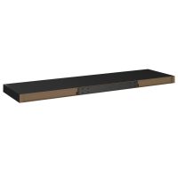 vidaXL Svävande vägghylla svart 90x23,5x3,8 cm MDF - Bild 7