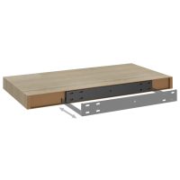 vidaXL Svävande vägghylla ek 50x23x3,8 cm MDF - Bild 7