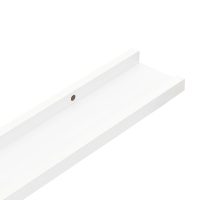 vidaXL Tavellist 2 st vit 60x9x3 cm MDF - Bild 7