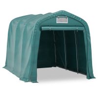 vidaXL Garagetält PVC 2,4x3,6 m grön - Bild 2