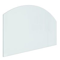 vidaXL Glasskiva för öppen spis 80x50 cm - Bild 2