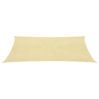 vidaXL Solsegel 160 g/m² beige 2,5x4,5 m HDPE - Bild 2