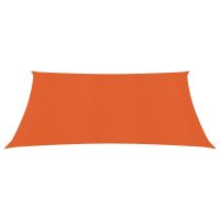 vidaXL Solsegel 160 g/m² fyrkantig orange 4x4 m HDPE - Bild 2