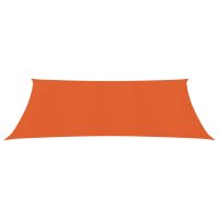 vidaXL Solsegel 160 g/m² rektangulär orange 4x5 m HDPE - Bild 2