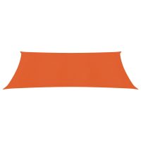 vidaXL Solsegel 160 g/m² rektangulär orange 4x7 m HDPE - Bild 2