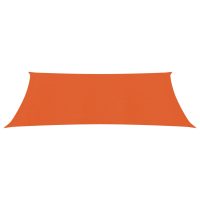 vidaXL Solsegel 160 g/m² rektangulär orange 5x7 m HDPE - Bild 2