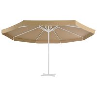 vidaXL Reservtyg för parasoll taupe 500 cm - Bild 2