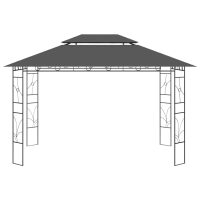 vidaXL Paviljong 4x3x2,7 m antracit 160 g/m² - Bild 3