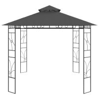 vidaXL Paviljong 4x3x2,7 m antracit 160 g/m² - Bild 4