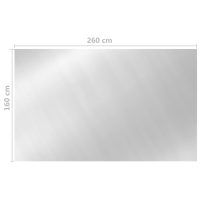 vidaXL Poolskydd silver 260x160 cm PE - Bild 5