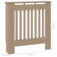 vidaXL Elementskydd MDF 78 cm - Bild 7