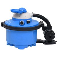 vidaXL Sandfilterpump blå och svart 385x620x432 mm 200 W 25 L - Bild 4