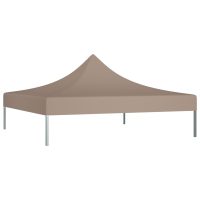 vidaXL Tak till partytält 3x3 m taupe 270 g/m² - Bild 2