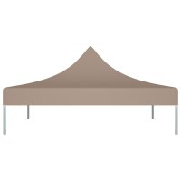 vidaXL Tak till partytält 3x3 m taupe 270 g/m² - Bild 3