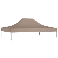 vidaXL Tak till partytält 4x3 m taupe 270 g/m² - Bild 2