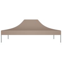 vidaXL Tak till partytält 4x3 m taupe 270 g/m² - Bild 3