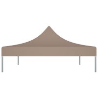 vidaXL Tak till partytält 4x3 m taupe 270 g/m² - Bild 4