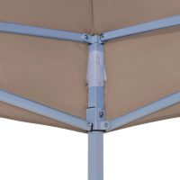 vidaXL Tak till partytält 4x3 m taupe 270 g/m² - Bild 5