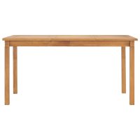 vidaXL Trädgårdsbord 150x90x75 cm massiv teak - Bild 2