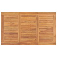 vidaXL Trädgårdsbord 150x90x75 cm massiv teak - Bild 4