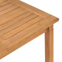 vidaXL Trädgårdsbord 150x90x75 cm massiv teak - Bild 5