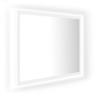 vidaXL Badrumsspegel med LED vit 60x8,5x37 cm akryl - Bild 2