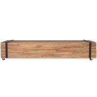 vidaXL Tv-bänk 110x30x32,5 cm massiv teak - Bild 3