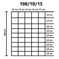 vidaXL Fårstängsel galvaniserat stål 50x1 m silver - Bild 5