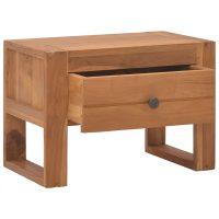 vidaXL Sängbord 50x30x35 cm massiv teak - Bild 3